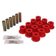 Load image into Gallery viewer, Energy Suspension 72-81 Scout II Red Front &amp; Rear Leaf Spring Bushing Set Bushing Kits Energy Suspension
