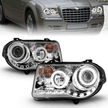 Load image into Gallery viewer, ANZO 2005-2010 Chrysler 300C Projector Headlights w/ Halo Chrome (CCFL) G2 Headlights ANZO
