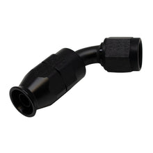 Load image into Gallery viewer, DeatschWerks 6 AN Female Flare Swivel 60-Degree Hose End PTFE - Anodized Matte Black Fittings DeatschWerks

