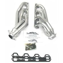 Load image into Gallery viewer, JBA 65-73 Ford Mustang 260-302 SBF 1-5/8in Primary Silver Ctd Mid Length Header Headers &amp; Manifolds JBA
