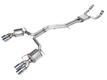 Load image into Gallery viewer, AWE Tuning 19-23 Audi C8 S6/S7 2.9T V6 AWD Touring Edition Exhaust - Chrome Silver Tips Catback AWE Tuning   

