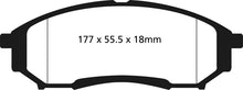 Load image into Gallery viewer, EBC 05-07 Ford F250 (inc Super Duty) 5.4 (2WD) Extra Duty Rear Brake Pads Brake Pads - Performance EBC   
