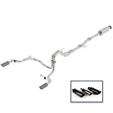 Load image into Gallery viewer, Ford Racing FRPM-5200-F1550DEFA Ford Racing 15-18 F-150 5.0L Cat-Back Extreme Exhaust System Rear Exit w/ Carbon Fiber Tips
