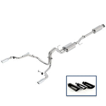 Load image into Gallery viewer, Ford Racing FRPM-5200-F1550DSCA Ford Racing 15-18 F-150 5.0L Cat-Back Sport Exhaust System - Rear Exit Chrome Tips
