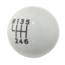 Load image into Gallery viewer, Ford Racing FRPM-7213-M8B Ford Racing 15-19 Ford Mustang EcoBoost / GT w/ 6-Speed Manual Transmission Bullitt White Shift Knob

