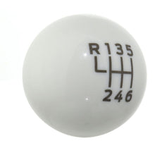 Load image into Gallery viewer, Ford Racing FRPM-7213-M8B Ford Racing 15-19 Ford Mustang EcoBoost / GT w/ 6-Speed Manual Transmission Bullitt White Shift Knob
