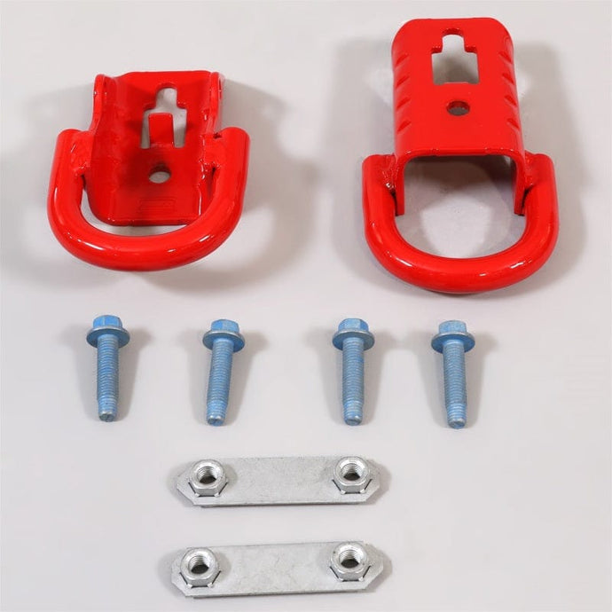 Ford Racing FRPM-18954-F15R Ford Racing 15-22 F-150 Tow Hooks - Red (Pair)