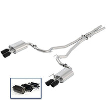 Load image into Gallery viewer, Ford Racing FRPM-5200-M8EBA Ford Racing 2018+ Mustang GT 5.0L Cat-Back Extreme Exhaust System w/ Quad Black Chrome Tips
