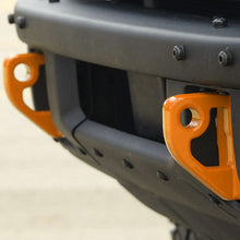 Load image into Gallery viewer, Ford Racing FRPM-18954-BO Ford Racing 2021+ Bronco Front Bumper Tow Hooks - Orange (Pair)
