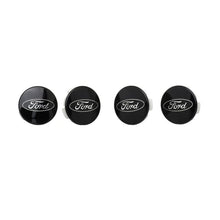 Load image into Gallery viewer, Ford Racing FRPM-1096K-BCC Ford Racing Car Black and Chrome Wheel Cap
