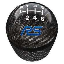 Load image into Gallery viewer, Ford Racing FRPM-7213-FRSCF Ford Racing Focus RS Black Carbon Fiber Shift Knob 6 Speed
