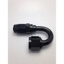 Load image into Gallery viewer, Fragola FRA231810-BLRAD Fragola -10AN Male Rad Fitting x 180 Degree Pro-Flow Hose End - Black
