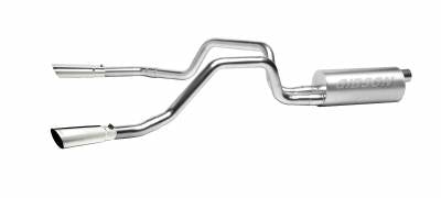 Gibson gib5560 Gibson 00-01 Chevrolet Tahoe Base 4.8L 2.25in Cat-Back Dual Split Exhaust - Aluminized