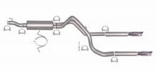 Load image into Gallery viewer, Gibson gib66549 Gibson 06-08 Dodge Ram 1500 Laramie 5.7L 2.5in Cat-Back Dual Split Exhaust - Stainless
