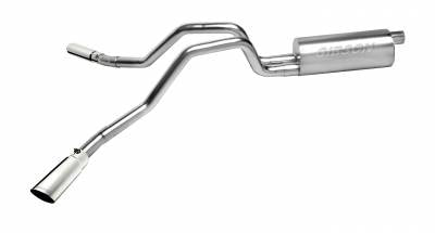 Gibson gib65402 Gibson 07-10 Cadillac Escalade Base 6.2L 3in Cat-Back Dual Extreme Exhaust - Stainless
