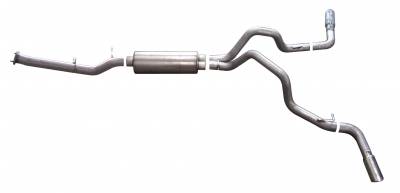 Gibson gib5632 Gibson 07-10 Chevrolet Silverado 2500 HD LT 6.0L 3in Cat-Back Dual Extreme Exhaust - Aluminized