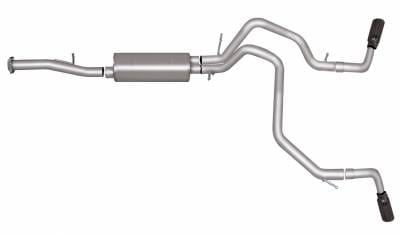 Gibson gib5572 Gibson 07-12 Chevrolet Avalanche LS 5.3L 2.25in Cat-Back Dual Extreme Exhaust - Aluminized