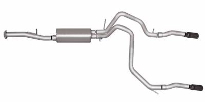 Gibson gib65573 Gibson 07-12 Chevrolet Avalanche LS 5.3L 2.5in Cat-Back Dual Split Exhaust - Stainless