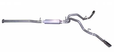 Gibson gib5628 Gibson 08-09 Chevrolet Silverado 1500 LS 4.8L 2.25in Cat-Back Dual Extreme Exhaust - Aluminized
