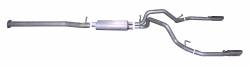 Gibson gib5627 Gibson 08-09 Chevrolet Silverado 1500 LS 4.8L 2.25in Cat-Back Dual Split Exhaust - Aluminized