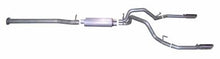 Load image into Gallery viewer, Gibson gib65627 Gibson 08-09 Chevrolet Silverado 1500 LS 4.8L 3in Cat-Back Dual Split Exhaust - Stainless
