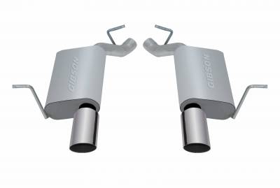 Gibson gib17407 Gibson 11-18 Jeep Grand Cherokee Laredo 3.6L 2.25in Axle-Back Dual Exhaust - Aluminized