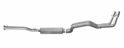 Gibson gib5650 Gibson 11-19 Chevrolet Silverado 2500 HD LT 6.0L 3.5in/3in Cat-Back Dual Sport Exhaust - Aluminized