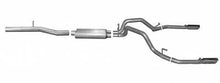 Load image into Gallery viewer, Gibson gib65657 Gibson 14-18 GMC Sierra 1500 Base 5.3L 3in/2.25in Cat-Back Dual Split Exhaust - Stainless
