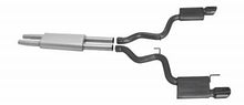 Load image into Gallery viewer, Gibson gib619015-B Gibson 15-17 Ford Mustang V6 3.7L 3in Cat-Back Dual Exhaust - Black Elite (Ceramic)
