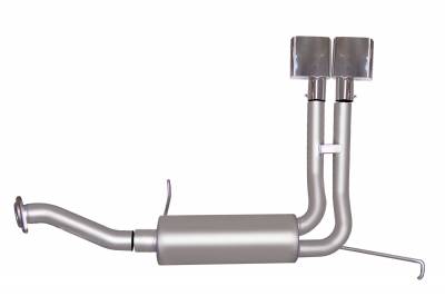 Gibson gib65515 Gibson 94-95 Chevrolet C1500 Base 4.3L 2.5in Cat-Back Super Truck Exhaust - Stainless