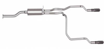 Gibson gib5540 Gibson 96-97 Chevrolet S10 Base 2.2L 1.75in Cat-Back Dual Split Exhaust - Aluminized