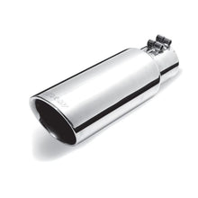 Load image into Gallery viewer, Gibson GIB500433 Gibson Round Dual Wall Angle-Cut Tip - 4in OD/2.25in Inlet/6.5in Length - Stainless
