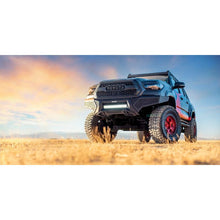 Load image into Gallery viewer, Go Rhino GOR343891T Go Rhino 16-21 Tacoma Element Front Bumper w/ Power Actuated Hide-away Light Bar Mount Tex Black
