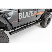 Load image into Gallery viewer, Go Rhino GOR105450673T Go Rhino 18-20 Jeep Wrangler JLU 5in 1000 Series Complete Kit w/Sidestep + Brkts
