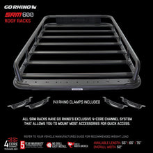 Load image into Gallery viewer, Go Rhino GOR5936055T Go Rhino SRM 600 Basket Style Roof Rack 55in. - Tex. Blk
