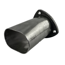 Load image into Gallery viewer, Granatelli Motor Sports GMS313534 Granatelli 3.0in Round to 3.0in Oval Exhaust Adapter w/Floating 3 Bolt Header Flange

