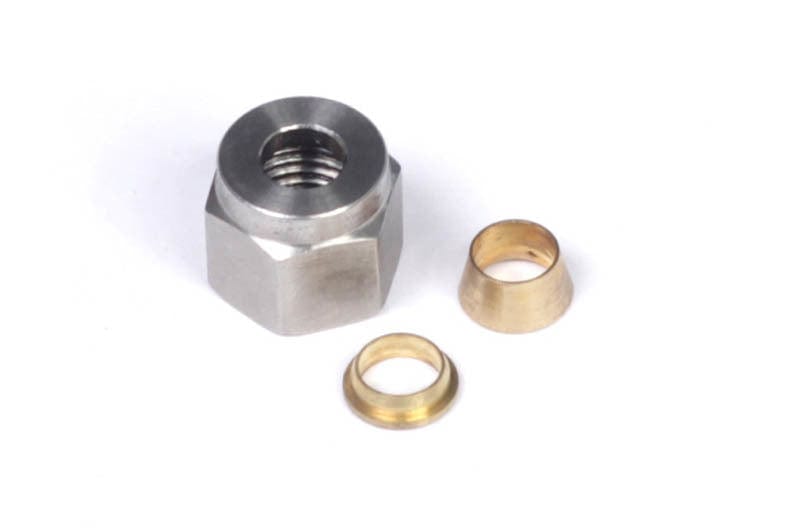 Haltech HALHT-010808 Haltech 1/4in Nut & Brass Ferrule