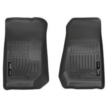 Load image into Gallery viewer, Husky Liners HSL18021 Husky Liners 07-12 Jeep Wrangler WeatherBeater Black Floor Liners
