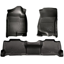 Load image into Gallery viewer, Husky Liners HSL98261 Husky Liners 07-13 GM Escalade ESV/Avalanche/Suburban WeatherBeater Black Front/2nd Row Floor Liners
