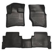 Load image into Gallery viewer, Husky Liners HSL96421 Husky Liners 07-14 Audi Q7 Weatherbeater Black Front &amp; 2nd Seat Floor Liners
