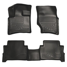 Load image into Gallery viewer, Husky Liners HSL96421 Husky Liners 07-14 Audi Q7 Weatherbeater Black Front &amp; 2nd Seat Floor Liners
