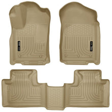 Load image into Gallery viewer, Husky Liners HSL99053 Husky Liners 11-13 Dodge Durango / 11-13 Jeep Grand Cherokee WeatherBeater Combo Tan Floor Liners
