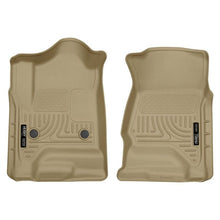 Load image into Gallery viewer, Husky Liners HSL18233 Husky Liners 14 Chevrolet Silverado 1500/GMC Sierra 1500 WeatherBeater Tan Front Floor Liners
