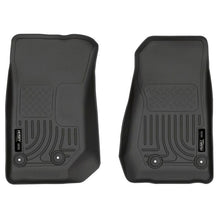 Load image into Gallery viewer, Husky Liners HSL18041 Husky Liners 14 Jeep Wrangler 2/4 Door Weatherbeater Black Front Floor Liners

