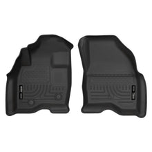 Load image into Gallery viewer, Husky Liners HSL13761 Husky Liners 15-17 Ford Explorer WeatherBeater Black Front Floor Liners
