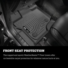 Load image into Gallery viewer, Husky Liners HSL18361 Husky Liners 15-23 Ford F-150 Super/Super Crew Cab WeatherBeater Black Front Floor Liners
