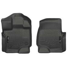 Load image into Gallery viewer, Husky Liners HSL18361 Husky Liners 15-23 Ford F-150 Super/Super Crew Cab WeatherBeater Black Front Floor Liners

