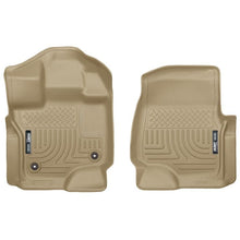 Load image into Gallery viewer, Husky Liners HSL18363 Husky Liners 15-23 Ford F-150 Super/Super Crew Cab WeatherBeater Tan Front Floor Liners
