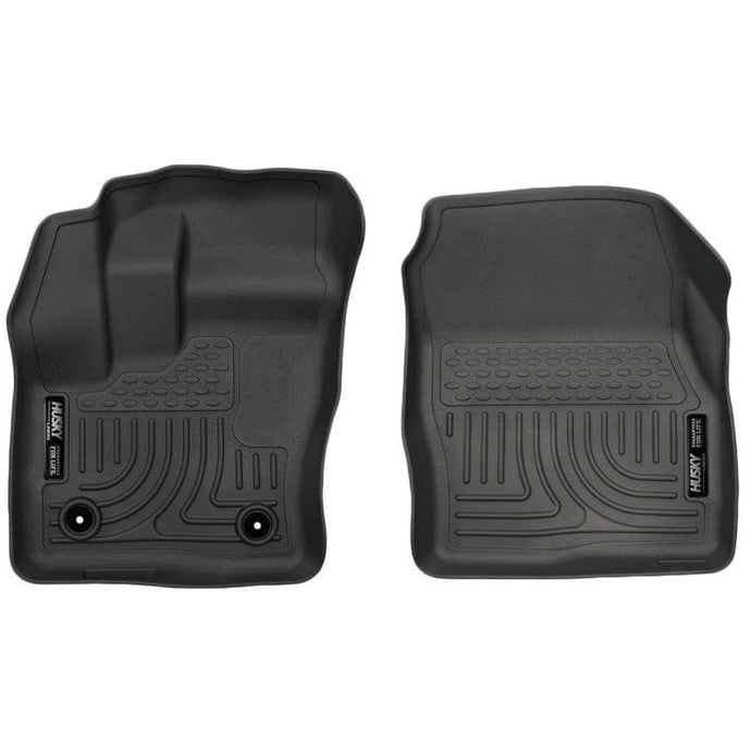 Husky Liners HSL18321 Husky Liners 2014-2015 Ford Transit Connect WeatherBeater Front Black Floor Liners