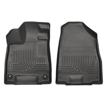 Load image into Gallery viewer, Husky Liners HSL18401 Husky Liners 2014 Acura MDX All Models Weatherbeater Black Front Floor Liners
